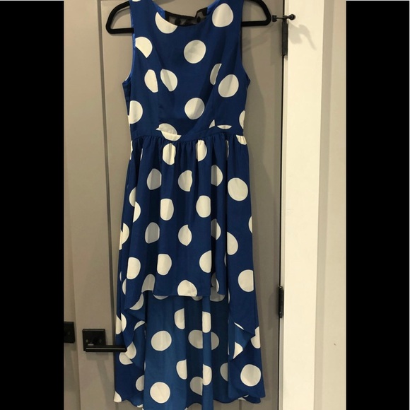 Gracia Dresses & Skirts - Gracia polka dot high low dress